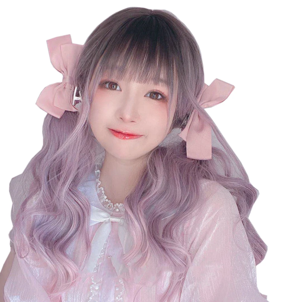 Long Purple Gradient Wavy Synthetic Wigs Lolita Sweet Cute Fluffy Grooming Face Harajuku Girls Cosplay Party Wigs, Pic showed
Long Purple Gradient Wavy Synthetic Wigs Lolita Sweet Cute Fluffy Grooming Face Harajuku Girls Cosplay Party Wigs, Pic showed