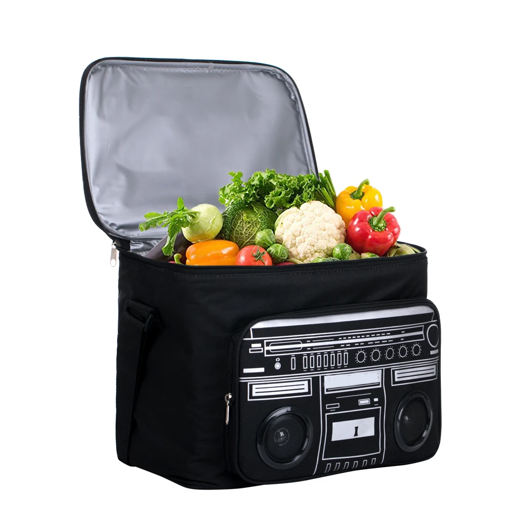 Insulated Bag Cooler Bag Speaker For Travel Food Transport Groceries Car Beach Bottles Beer, As picture
Insulated Bag Cooler Bag Speaker For Travel Food Transport Groceries Car Beach Bottles Beer, As picture