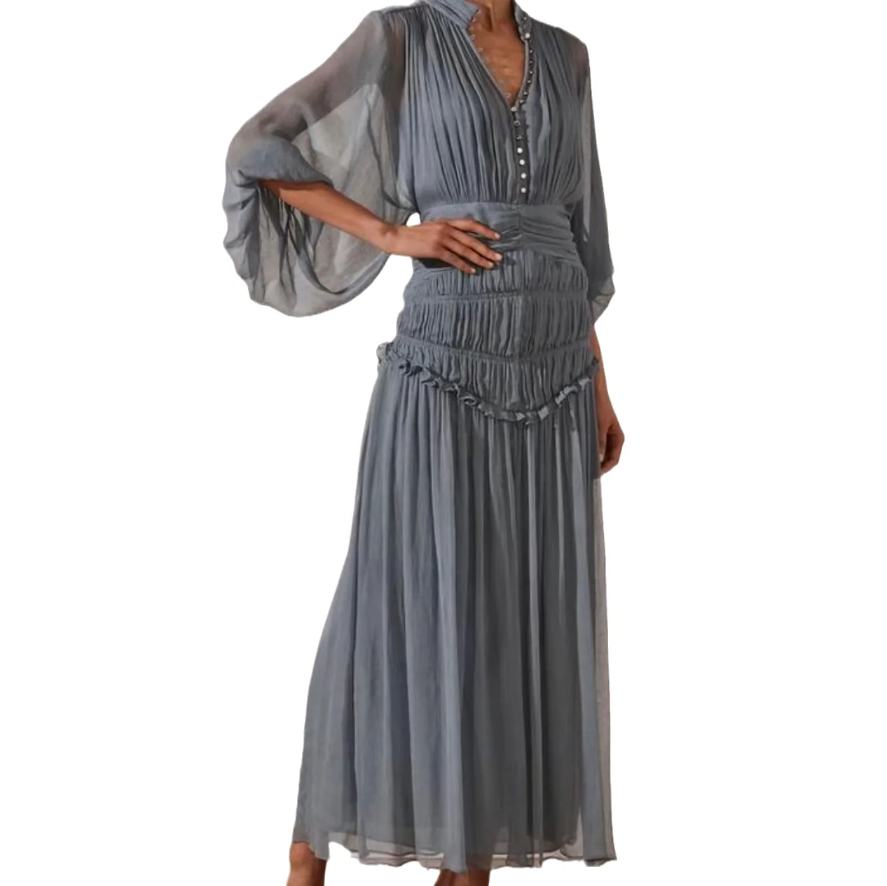Vestidos Largos Jcrew Shein Trending Clothes Chiffon Crew Neck Long Sleeve Pleated Spliced Maxi Wom Semi Formal Dress
Vestidos Largos Jcrew Shein Trending Clothes Chiffon Crew Neck Long Sleeve Pleated Spliced Maxi Wom Semi Formal Dress