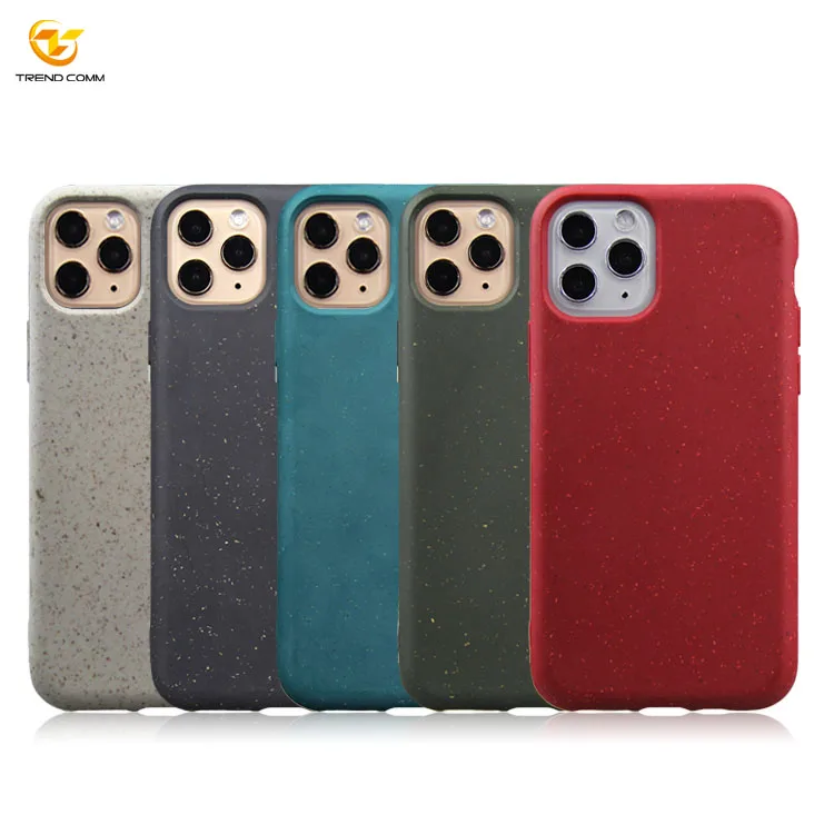 Wheat Straw Recyclable Phone Compostable Case For iPhone 11 Pro Max, Blue, black, white, green, red
Wheat Straw Recyclable Phone Compostable Case For iPhone 11 Pro Max, Blue, black, white, green, red