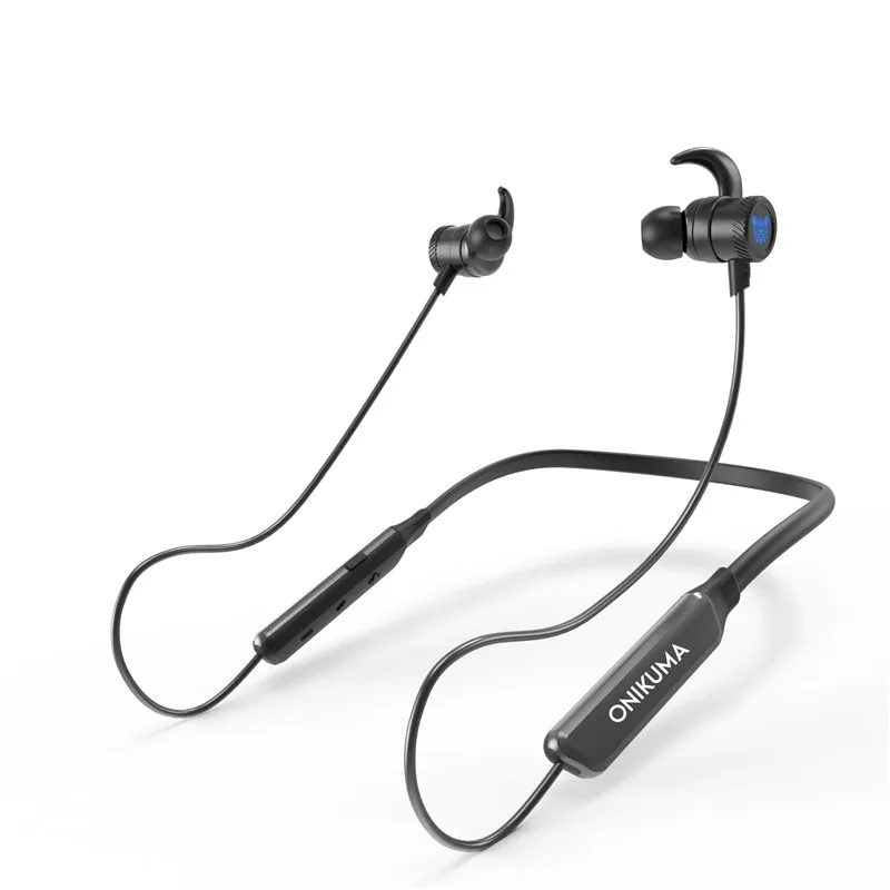 Over Ear Sport Earbuds, Sweatproof in Ear Headphones for Running Gym Workout Exercise Jogging, Ear Buds with Mic and led - ANKUX.COM