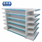 Hot style supermarket shop store display metal iron shelf shelving rack racking gondola