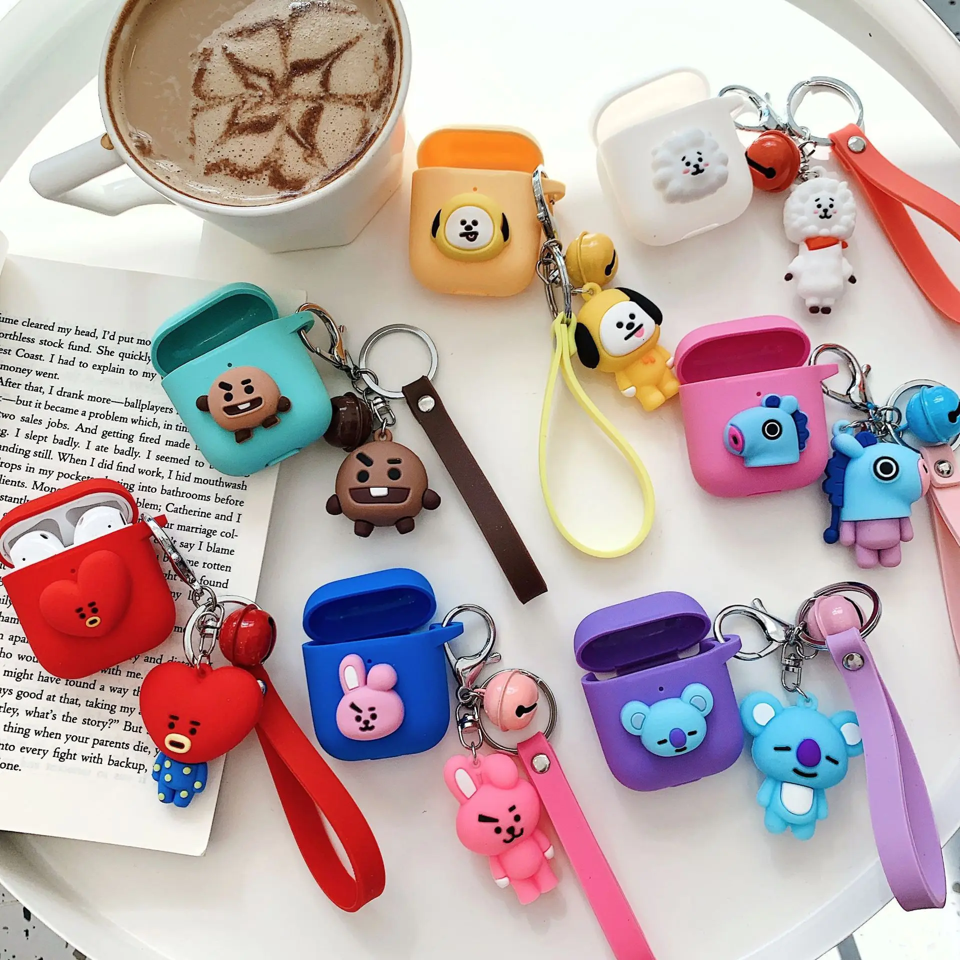 bulk wholesale 3d for airpods case silicone Fashion Design cartoon for airpod 2 case For airpods pro case, 7 colors
bulk wholesale 3d for airpods case silicone Fashion Design cartoon for airpod 2 case For airpods pro case, 7 colors