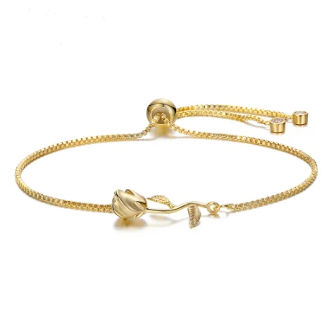 Customate Fashion Minimalist Delicate Women Gold&Silver Plated Rose Flower Bracelet for Girl Gift
Customate Fashion Minimalist Delicate Women Gold&Silver Plated Rose Flower Bracelet for Girl Gift