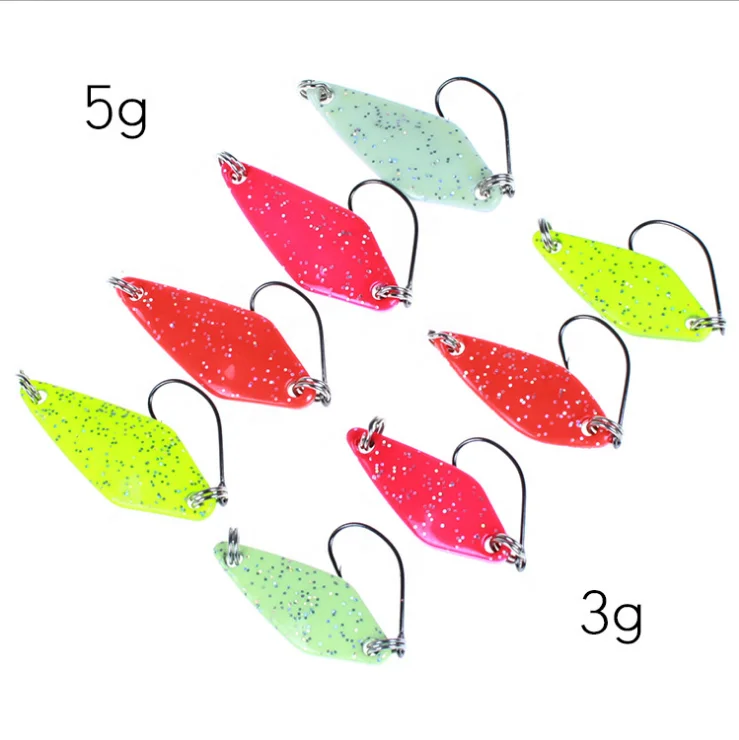 3/5g mini spinners fishing lure Iron trout fishing metal Spoon Hard Baits Sequin fishing bait with single Hook, As picture
3/5g mini spinners fishing lure Iron trout fishing metal Spoon Hard Baits Sequin fishing bait with single Hook, As picture