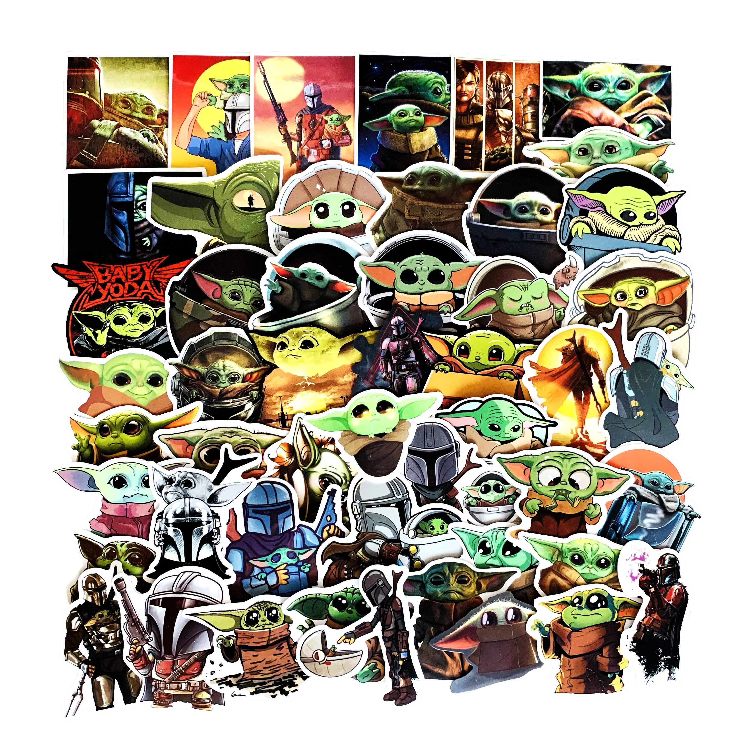 50PCS 2020 HOT Kawaii Baby Yoda Hot Sale waterproof Sticker Trolley Case car Sticker decal, Cmyk
50PCS 2020 HOT Kawaii Baby Yoda Hot Sale waterproof Sticker Trolley Case car Sticker decal, Cmyk