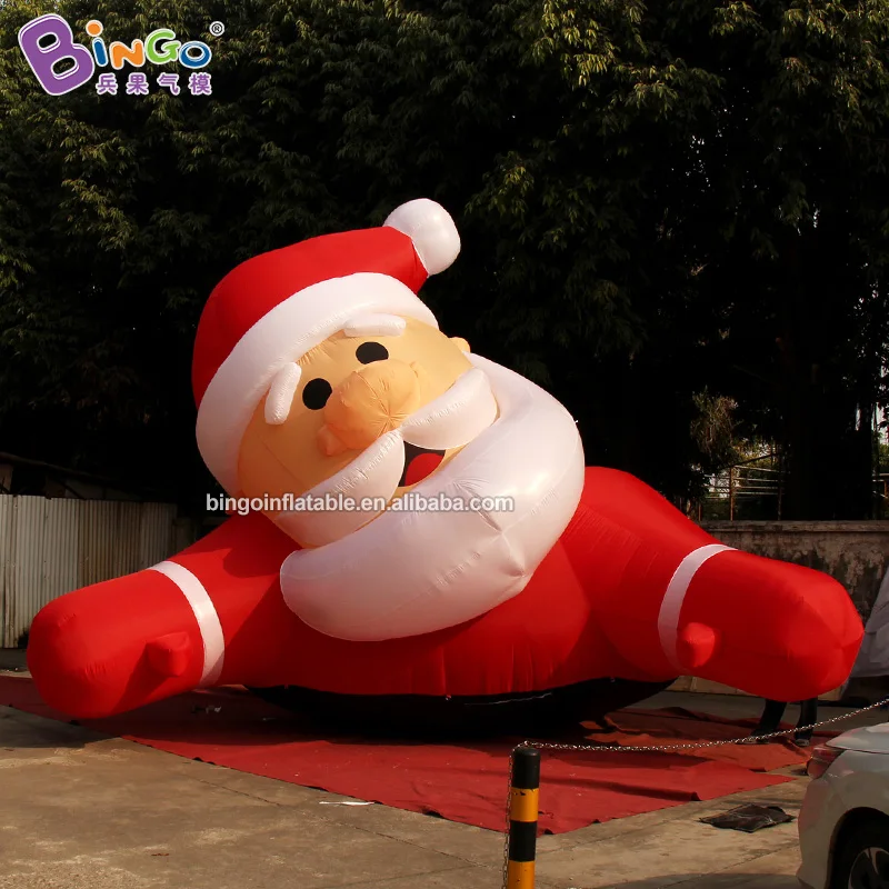 Xmas ornaments with santa claus lying on the wall for new year christmas theme inflatable party
Xmas ornaments with santa claus lying on the wall for new year christmas theme inflatable party