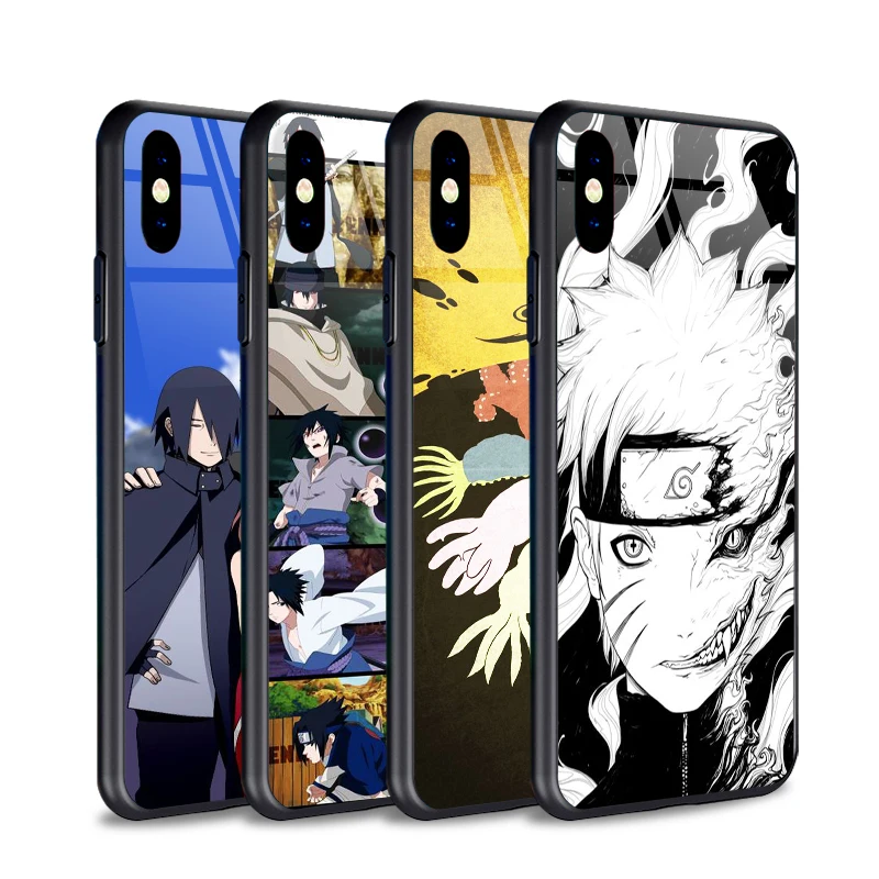 Custom Print Anime Naruto Phone Case For Iphone Pro Xr Xs Max