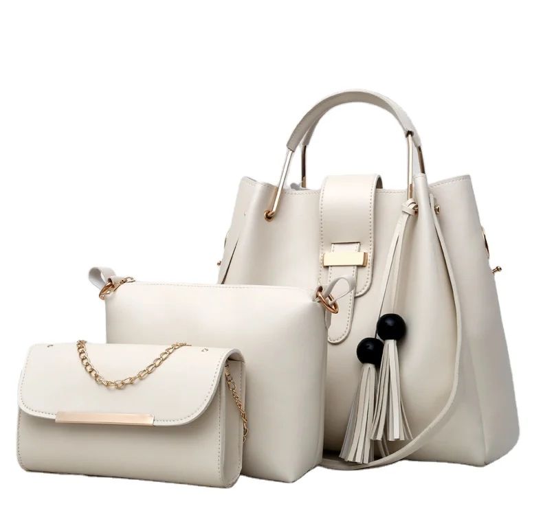 Wholesale PU Leather Tote Bag 3pcs Shoulder Bag Ladies Handbag Sets Large Capacity Ladies Handbag Small Purse Crossbody Bags, Pink/black/red/gray/customized
Wholesale PU Leather Tote Bag 3pcs Shoulder Bag Ladies Handbag Sets Large Capacity Ladies Handbag Small Purse Crossbody Bags, Pink/black/red/gray/customized