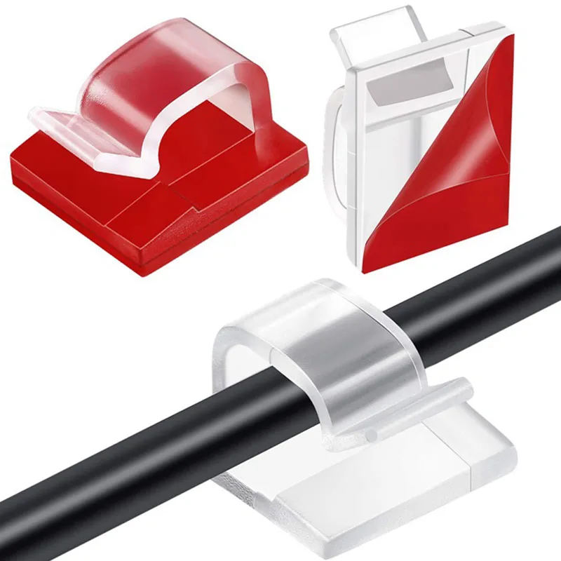 Adhesive Cable Clips Cord Organizer Factory Supply Black White Transparent Wire Cord Clamp Holder
Adhesive Cable Clips Cord Organizer Factory Supply Black White Transparent Wire Cord Clamp Holder