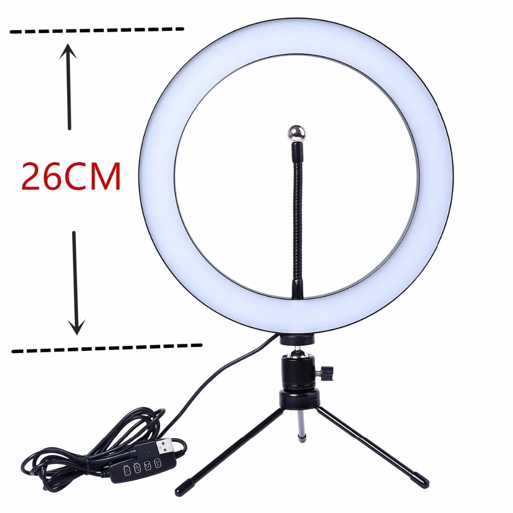 Photography LED Selfie Ring Light 10inch Metal Dimmable Camera Phone Ring Lamp With Stand Tripod For Makeup Video Live Studio
Photography LED Selfie Ring Light 10inch Metal Dimmable Camera Phone Ring Lamp With Stand Tripod For Makeup Video Live Studio