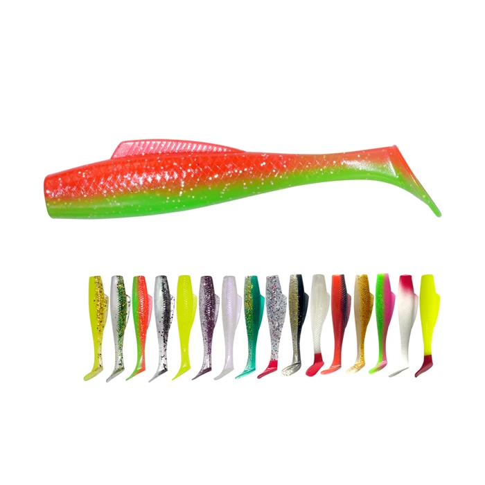 HAKWLURE TPR Soft Bait 6pcs 85mm 5g T-tail Bait Soft Plastic Fishing Lure Soft Silicone Worm Lure, 16 colors
HAKWLURE TPR Soft Bait 6pcs 85mm 5g T-tail Bait Soft Plastic Fishing Lure Soft Silicone Worm Lure, 16 colors