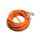 16/3 orange us type waterproof electric extension cord with 50ft 3 prong usa lighted end socket