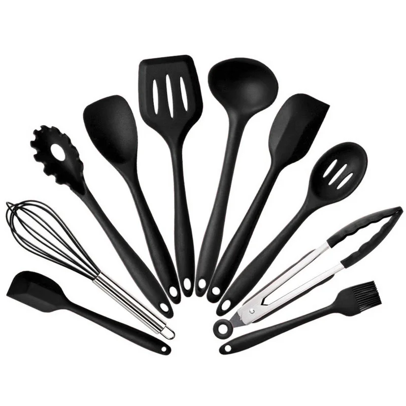 Wholesale Baking Utensils 10pcs/set Non-stick Cookware Set Women Home Kitchen Silicone Kitchenware Spatula, Red,black,green,blue
Wholesale Baking Utensils 10pcs/set Non-stick Cookware Set Women Home Kitchen Silicone Kitchenware Spatula, Red,black,green,blue