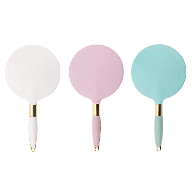 Woman Makeup Private Label Plastic Mirror Custom Round Makeup Hand Mirror Handheld Makeup Mirror, Sky blue pink white
Woman Makeup Private Label Plastic Mirror Custom Round Makeup Hand Mirror Handheld Makeup Mirror, Sky blue pink white