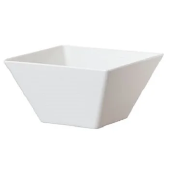 Constructed from BPA-free Square White Melamine Serving Bowl - Classic dinnerware plate for restaurant hotel, Multicolor
Constructed from BPA-free Square White Melamine Serving Bowl - Classic dinnerware plate for restaurant hotel, Multicolor