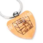 High Quality Custom Wholesale Low Price Wood Craft Keychain