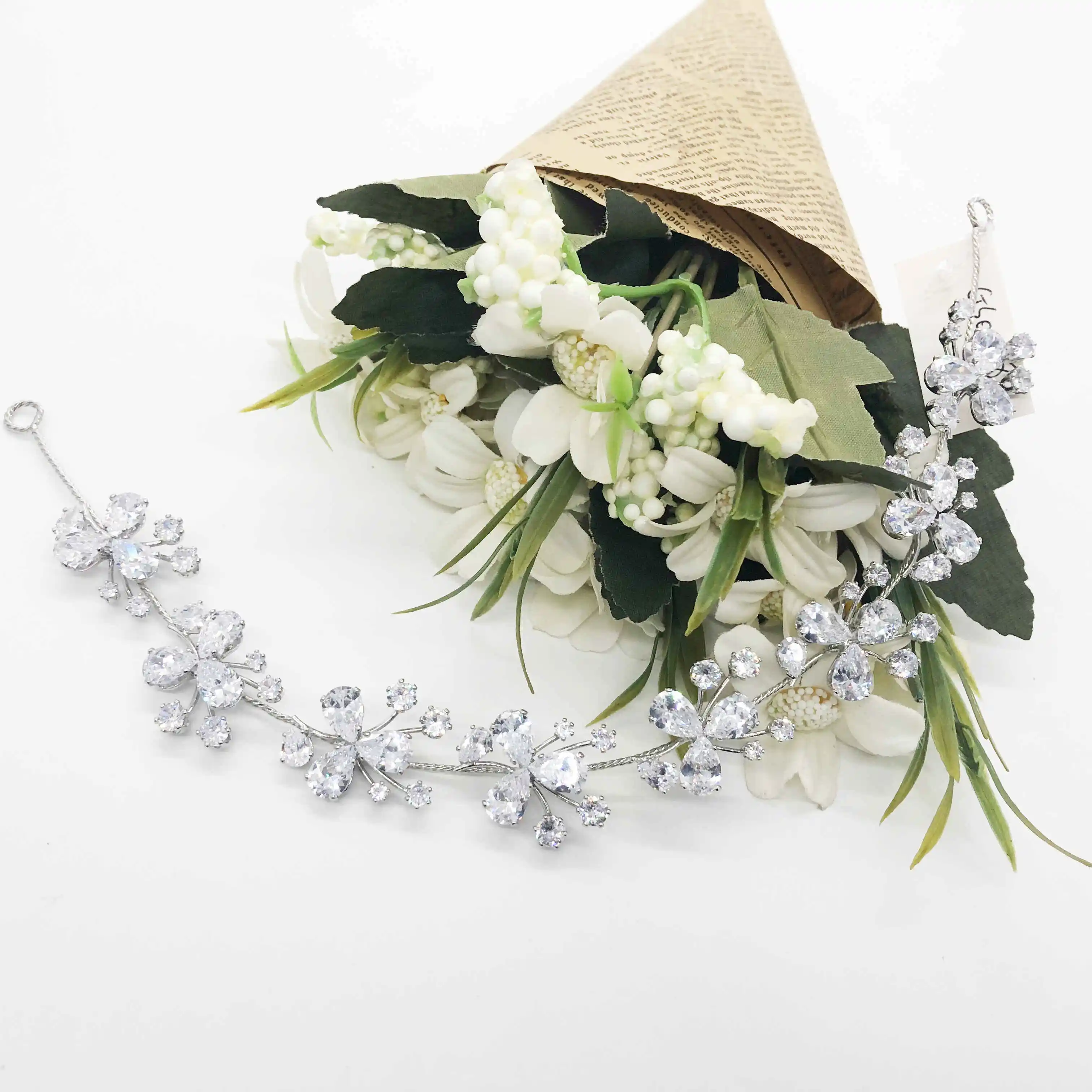 GS0028 Zircon hair band luxury high quality customized bridal headdress Wedding Hair Accessories, Sliver
GS0028 Zircon hair band luxury high quality customized bridal headdress Wedding Hair Accessories, Sliver