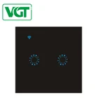 VGT Electrical Wifi Smart Switch APP Remote Control Smart Touch Switch Voice Control by Google Home And Amazon Alexa