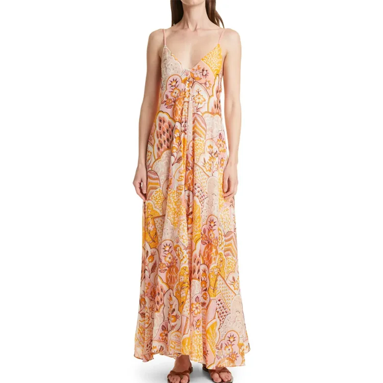 Sexy summer women dress Women high quality dresses Floor-length printed Bohemian sleeveless Vacation dress, Customized color
Sexy summer women dress Women high quality dresses Floor-length printed Bohemian sleeveless Vacation dress, Customized color