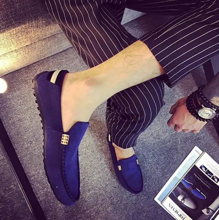 New British Style Men's Casual Shoes Easy To Wear Off Shoes Loafers Comfortable Men Shoes, As the picture show
New British Style Men's Casual Shoes Easy To Wear Off Shoes Loafers Comfortable Men Shoes, As the picture show