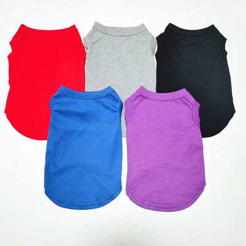 14 colors high quality dog clothes wholesale blank dog clothes spring pet products dog plain t-shirt
14 colors high quality dog clothes wholesale blank dog clothes spring pet products dog plain t-shirt