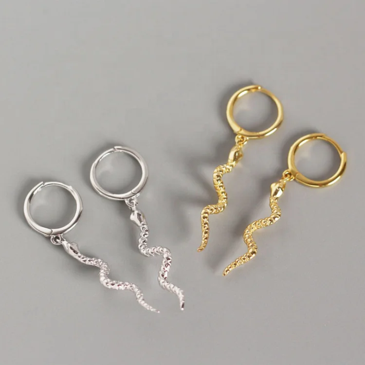 Bincho Fashion Snake Shape 18K Gold Plated Silver Plated 925 Sterling Silver Earrings Jewelry For Women, Silver,gold
Bincho Fashion Snake Shape 18K Gold Plated Silver Plated 925 Sterling Silver Earrings Jewelry For Women, Silver,gold