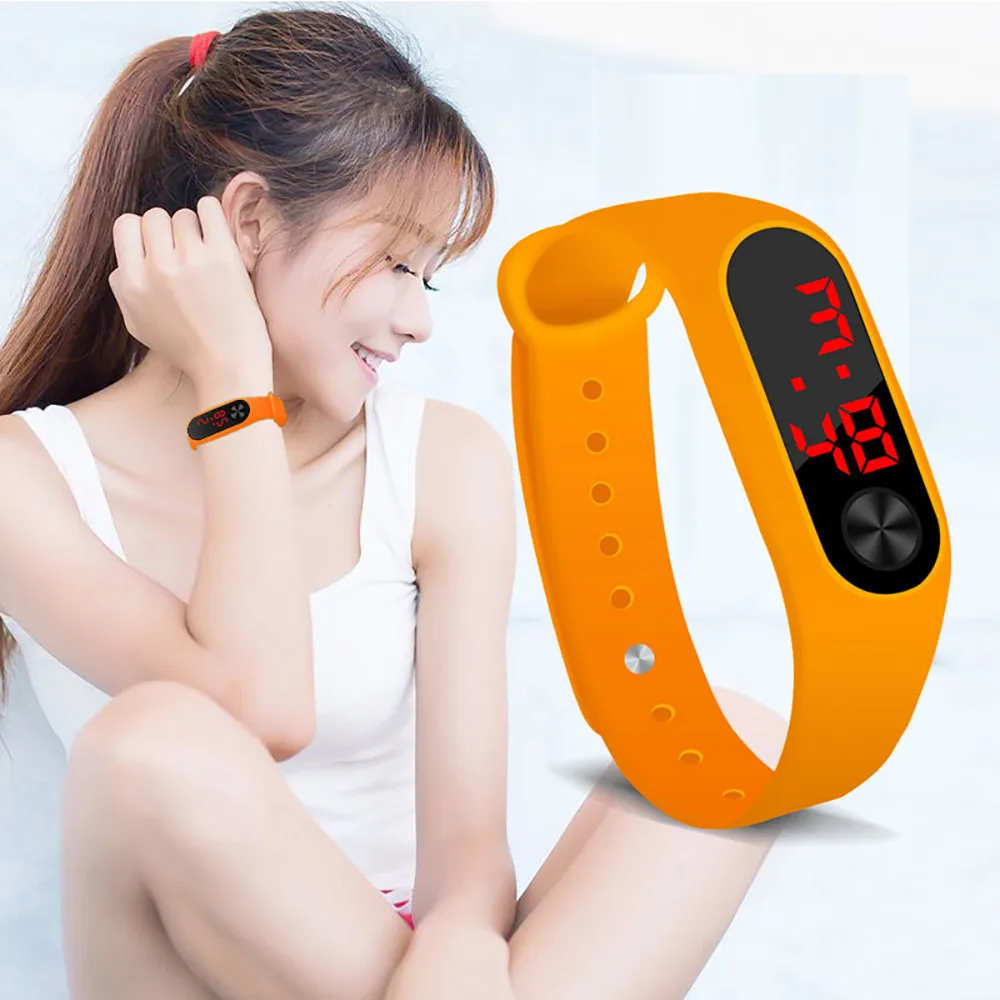 New simple fashion student couple sports watch LED silicone kids automatic smart watch
New simple fashion student couple sports watch LED silicone kids automatic smart watch