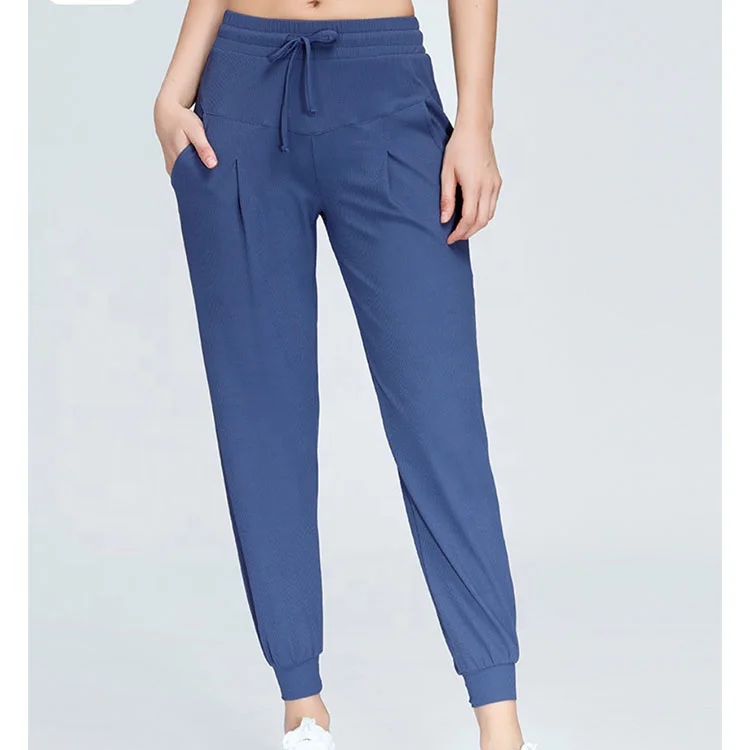 Stock 8 colors women gym wear loose fitness high waist yoga pants with pocket, 8 colors or custom
Stock 8 colors women gym wear loose fitness high waist yoga pants with pocket, 8 colors or custom