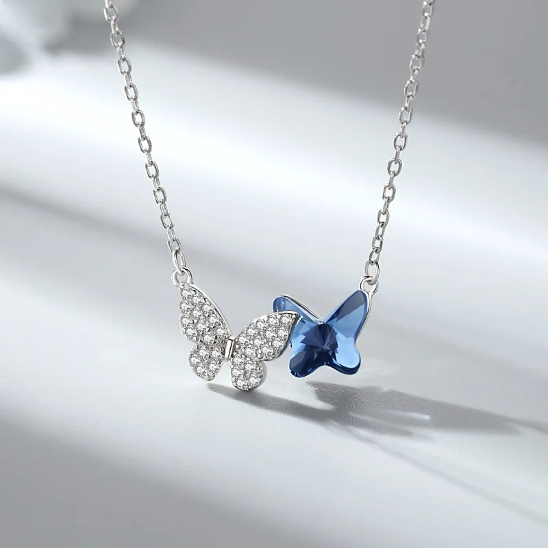 Zircon Hip Hop Blue Iced Out Charms Cute Earrings Layer Link Filled Diamond 925 Silver Butterfly Necklace
Zircon Hip Hop Blue Iced Out Charms Cute Earrings Layer Link Filled Diamond 925 Silver Butterfly Necklace