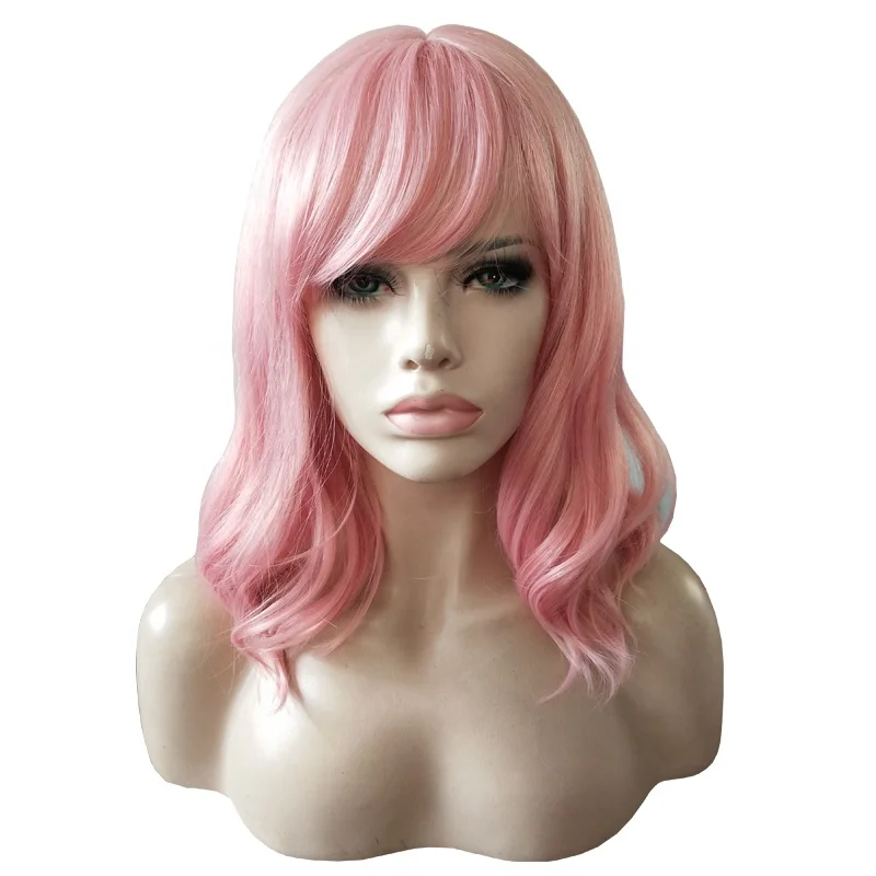Wholesale Straight Synthetic Hair Cosplay Bob Wigs For Women Short Pink Wig With Bangs
Wholesale Straight Synthetic Hair Cosplay Bob Wigs For Women Short Pink Wig With Bangs