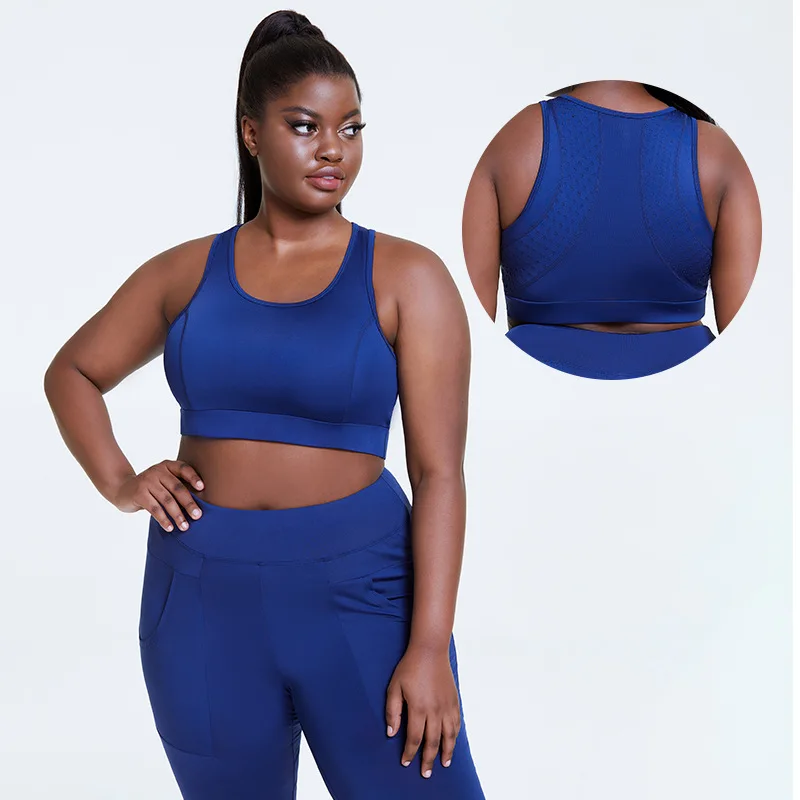 High Quality Solid Color Fitness Sport Bra Women Yoga Bra Tank Top L-4XL Sports Bra Plus Size, As pictures or customized 
High Quality Solid Color Fitness Sport Bra Women Yoga Bra Tank Top L-4XL Sports Bra Plus Size, As pictures or customized