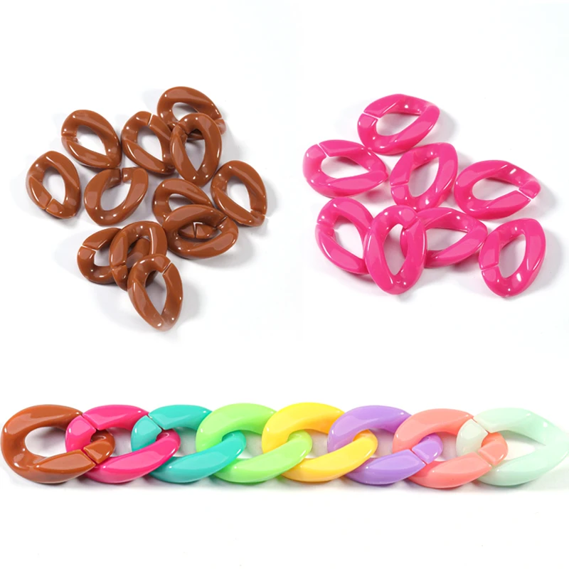50pcs/bag Wholesale Colorful Chain Link Clasp Bag Acrylic Link Clasp For DIY Jewelry Making, Picture
50pcs/bag Wholesale Colorful Chain Link Clasp Bag Acrylic Link Clasp For DIY Jewelry Making, Picture