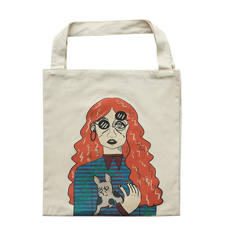 Ugly Girl Designer Printed large capacity canvas tote bag shopping women handbags canvas drawstring bag, Customized color
Ugly Girl Designer Printed large capacity canvas tote bag shopping women handbags canvas drawstring bag, Customized color