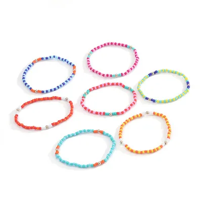 Bohemian Colorful Vintage Beaded Handmade Woven Bracelet Set Friendship Jewelry for Women and Men, As picture
Bohemian Colorful Vintage Beaded Handmade Woven Bracelet Set Friendship Jewelry for Women and Men, As picture