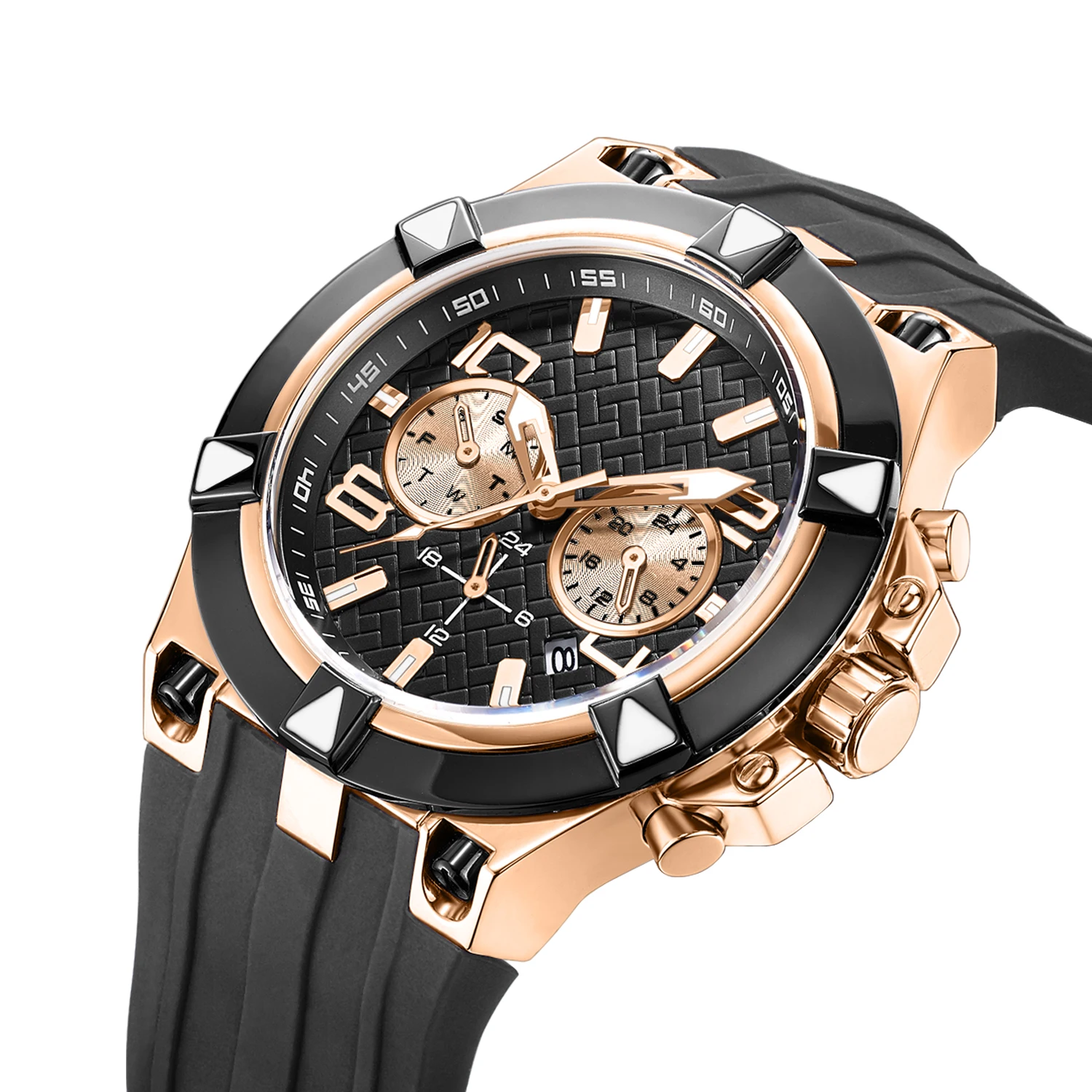 Relojes Hombre Men Stainless Steel Multifuctional Quartz Watches Heren Horloge Custom Watch Luxury Mens Watch, White, black, blue, rose gold
Relojes Hombre Men Stainless Steel Multifuctional Quartz Watches Heren Horloge Custom Watch Luxury Mens Watch, White, black, blue, rose gold