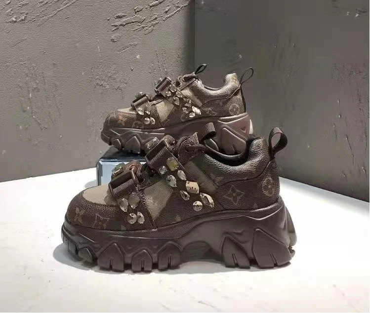 Women New arrival OEM GU customized high heel chunky shoes pantshoes luxury leisure sneaker fashion platform walking style shoes
Women New arrival OEM GU customized high heel chunky shoes pantshoes luxury leisure sneaker fashion platform walking style shoes
