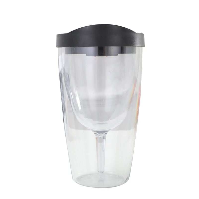 watersy cheap cup 10oz double wall acrylic plastic wine glass cup with closable lid, red wine sippy cup, Customized
watersy cheap cup 10oz double wall acrylic plastic wine glass cup with closable lid, red wine sippy cup, Customized