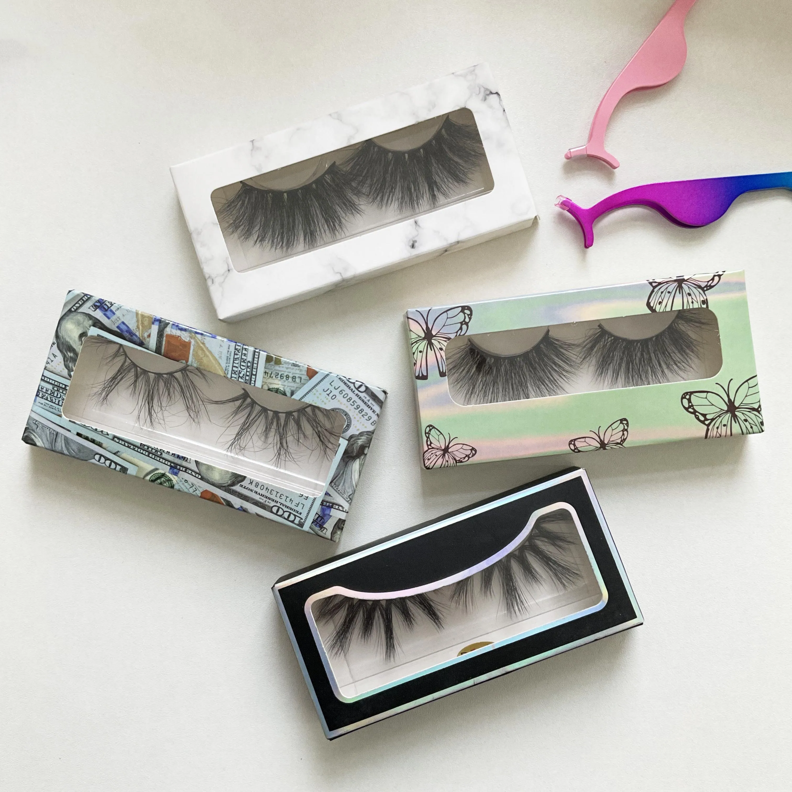 Vegan 25mm eyelashes mink lashes wholesale eyelash vendor customized boxes fluffy 6D mink eyelashes, Colored
Vegan 25mm eyelashes mink lashes wholesale eyelash vendor customized boxes fluffy 6D mink eyelashes, Colored
