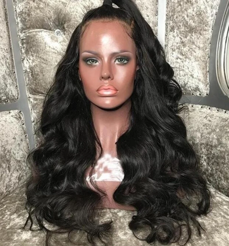 Private Label Body Wave Black Synthetic Hair Lace Front Wigs Long Hair for Woman With Natural Hairline Wigs For Black Woman
Private Label Body Wave Black Synthetic Hair Lace Front Wigs Long Hair for Woman With Natural Hairline Wigs For Black Woman