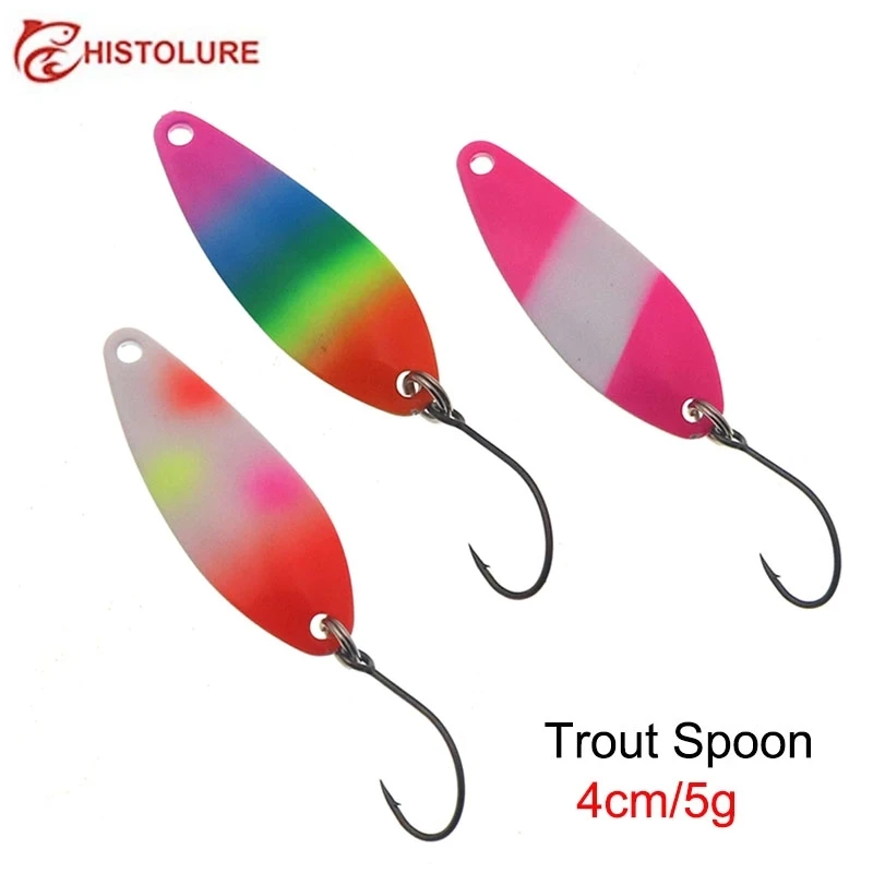 5g fishing metal Luminous spoon baits metal spinner lure trout spoon bait wobbler artificial fishing lures, 5 colors
5g fishing metal Luminous spoon baits metal spinner lure trout spoon bait wobbler artificial fishing lures, 5 colors