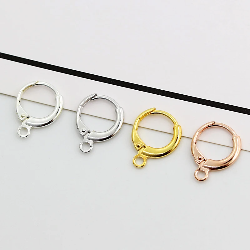 Wholesale 925 sterling silver accessory earrings in new circle ring shape for semi-finished earring making
Wholesale 925 sterling silver accessory earrings in new circle ring shape for semi-finished earring making