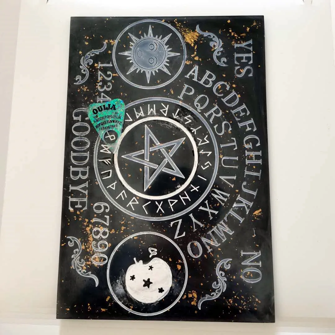 BIG SIZE shinny 3D High-Quality large Ouija Board silicone Mold for Resin mold and Polymer Clay DIY Handmade charms mold, Blue
BIG SIZE shinny 3D High-Quality large Ouija Board silicone Mold for Resin mold and Polymer Clay DIY Handmade charms mold, Blue