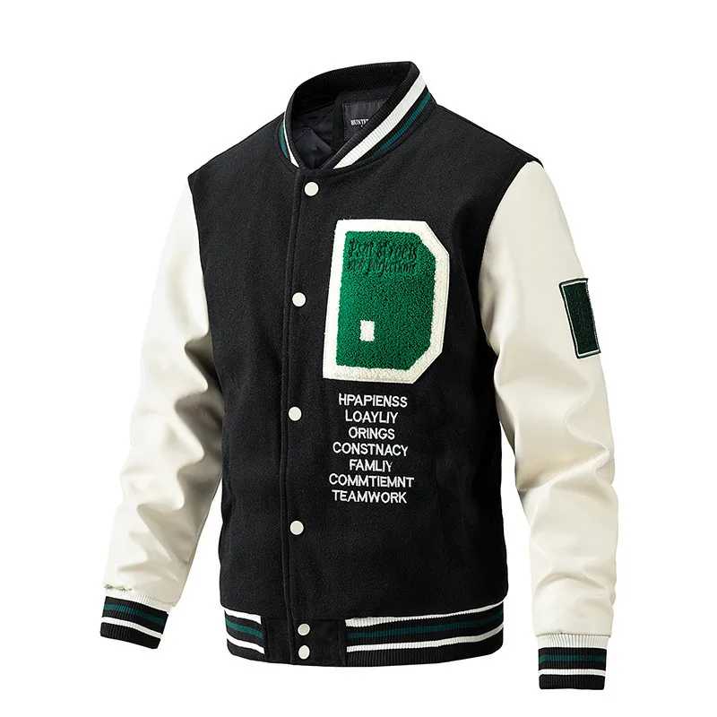 Wholesale Jacket For Men's European And American Baseball Jacket Autumn And Winter New Casual Color-block Fashion Jacket
Wholesale Jacket For Men's European And American Baseball Jacket Autumn And Winter New Casual Color-block Fashion Jacket
