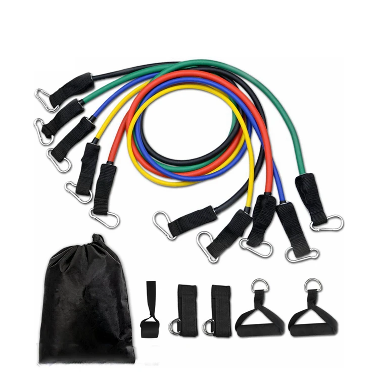 Timecreate 11 pcs resistance bands hot sell custom logo multi function home exercise 11 pcs resistance bands set, Yellow,green,red,blue and black
Timecreate 11 pcs resistance bands hot sell custom logo multi function home exercise 11 pcs resistance bands set, Yellow,green,red,blue and black