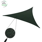 UV blocked waterproof shade sail/knitted shade cloth net/hdpe sun shade sail net