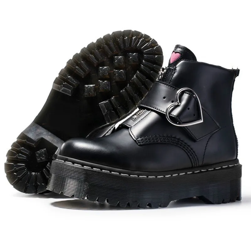 Dr Women Genuine Leather Love Ankle Boots Platform Boots Women Autumn Botas Mujer Female Comfortable Shoe
Dr Women Genuine Leather Love Ankle Boots Platform Boots Women Autumn Botas Mujer Female Comfortable Shoe
