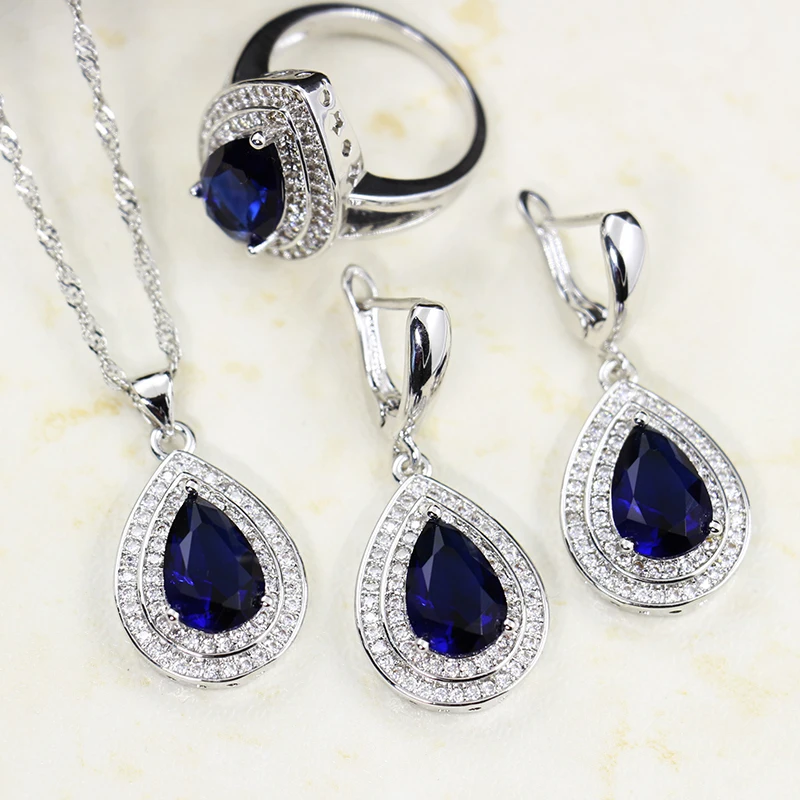 blue luxury colorful oval cut zircon diamond bridal wedding engagement ring three pieces jewelry set for women wedding party, Sky blue
blue luxury colorful oval cut zircon diamond bridal wedding engagement ring three pieces jewelry set for women wedding party, Sky blue