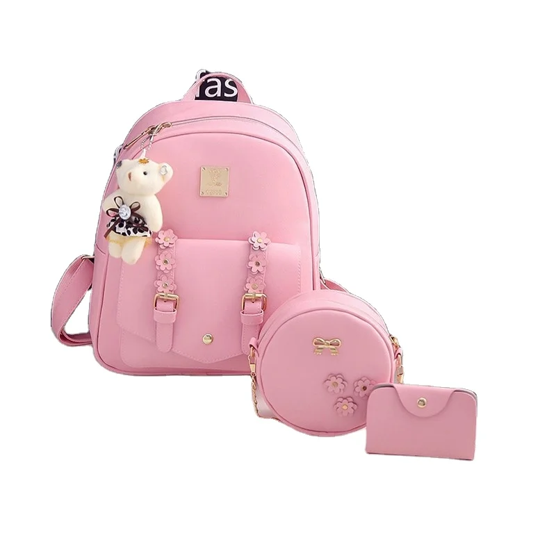 Wholesale fashion Pu leather Handbags 3 Pieces Sets multifunction shoulder bags Ladies backpack, 3 color
Wholesale fashion Pu leather Handbags 3 Pieces Sets multifunction shoulder bags Ladies backpack, 3 color