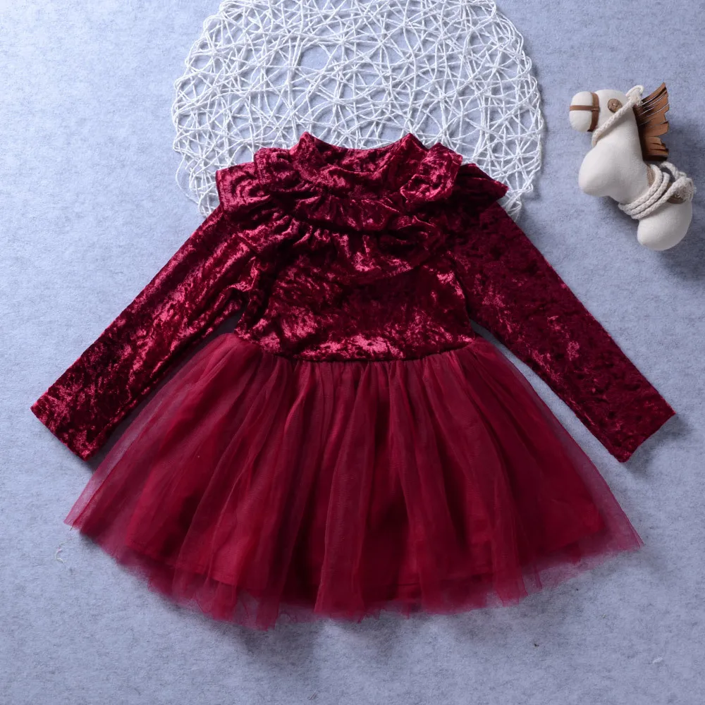 Autumn Winter Baby Dress Solid Color Long Sleeve Girls Dresses Sweet Kids Velvet Clothes Princess Style Dresses, As picture
Autumn Winter Baby Dress Solid Color Long Sleeve Girls Dresses Sweet Kids Velvet Clothes Princess Style Dresses, As picture